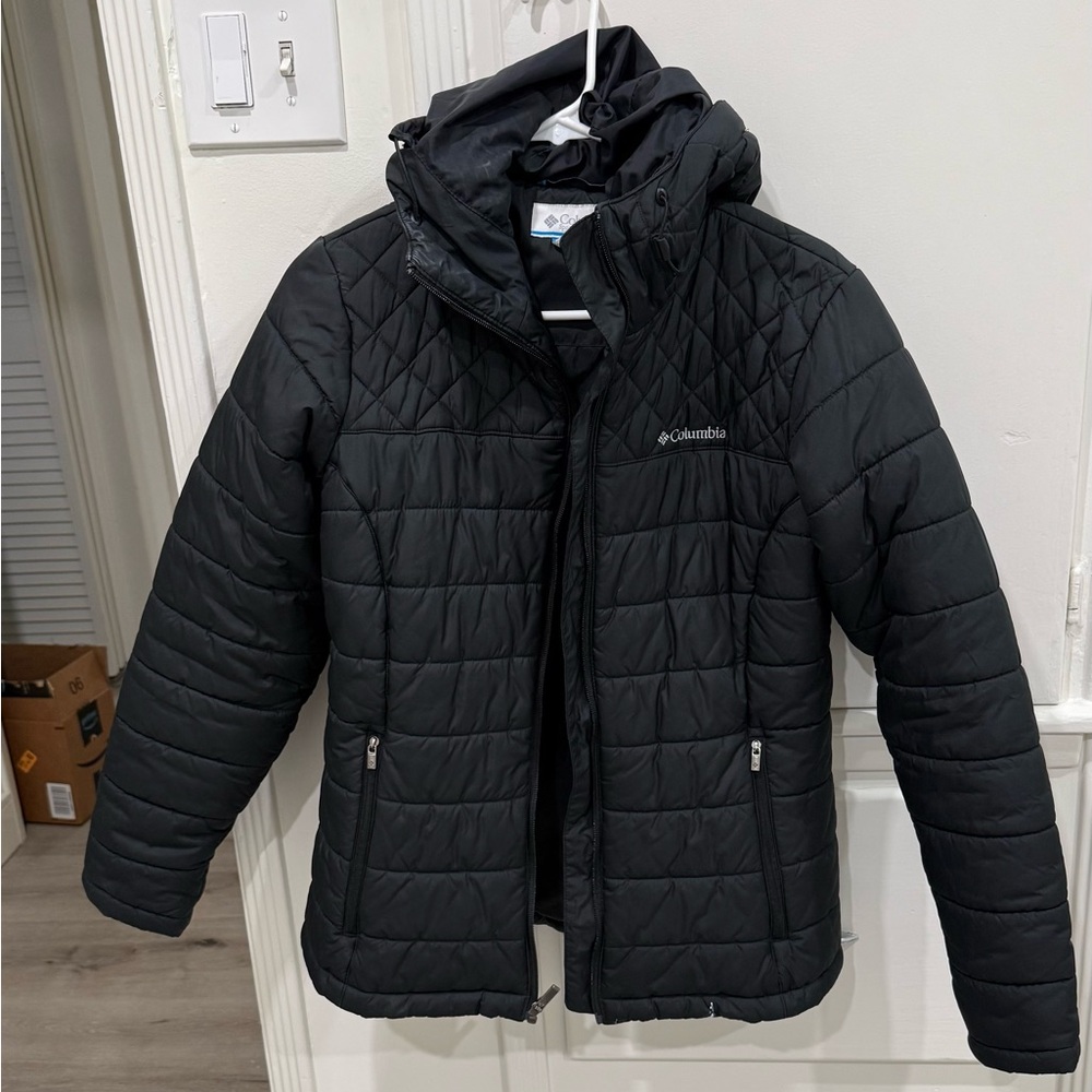 Women’s Columbia Black Puffer Jacket, Size S